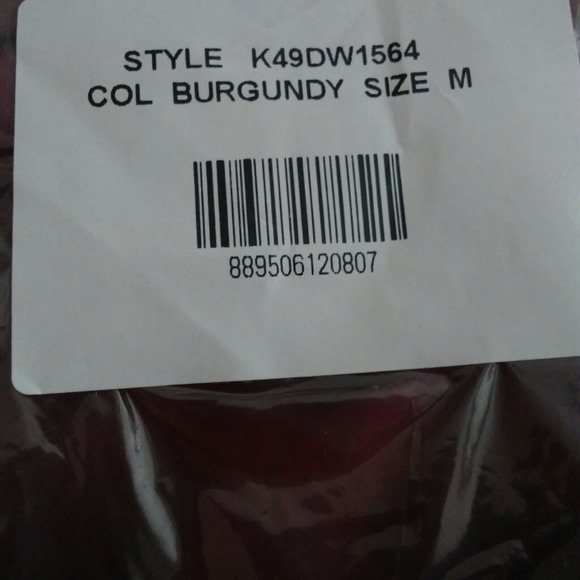 Bishop + Young Camila Burgundy Satin Twist Dress Medium - Picture 7 of 8